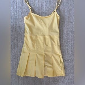 Abercrombie & Fitch Yellow Mini Dress